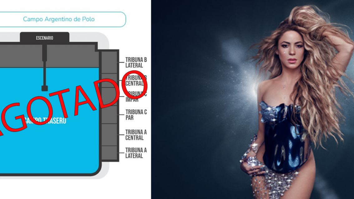Furor por Shakira en Argentina, agotó las entradas para su show en marzo