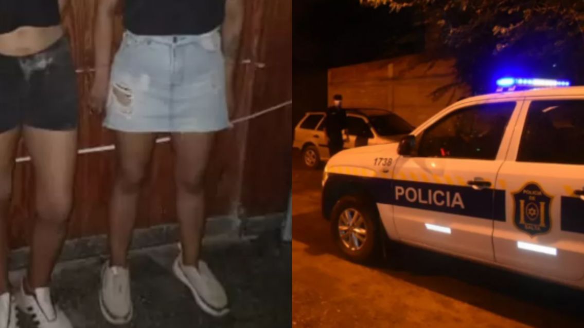 Dos  chicas "escabiaban" tranquilas hasta que se enfiestaron de m�s: una sac� la punta
