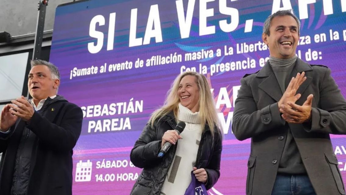 Karina Milei encabezó un acto de La Libertad Avanza en La Plata: "Si todo cambia, la casta pierde"