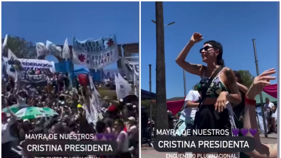 "Cristina presidenta": Mayra Mendoza apareció en Jujuy