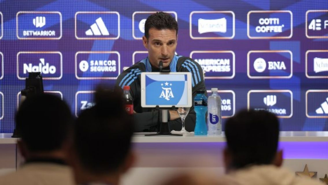 Scaloni dio una buena noticia de cara al partido contra Bolivia