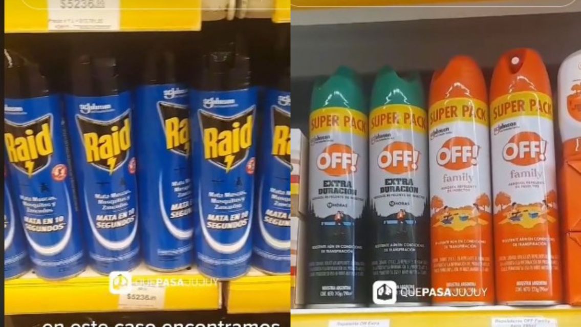 Precios de repelentes e insecticidas en Jujuy: a preparar el bolsillo