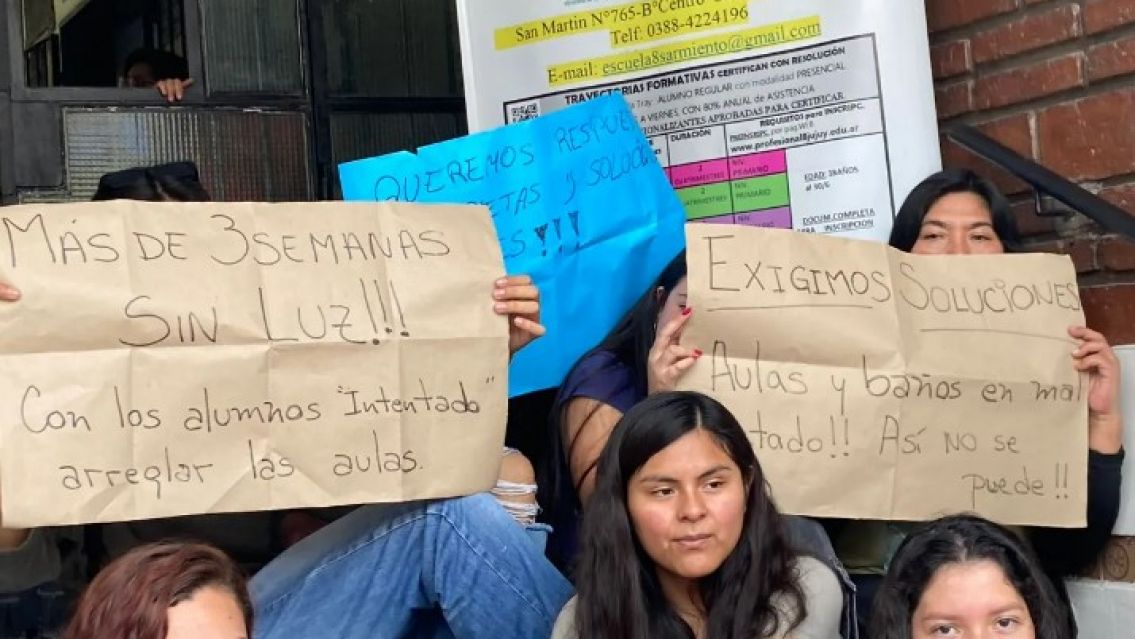 Más de 3 semanas sin luz ni agua en la Escuela de Formación N°8
