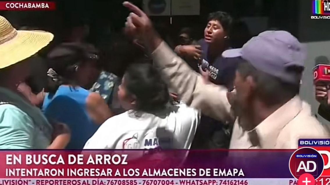 Empezó a escasear el arroz en Bolivia: intentaron saquear un supermercado