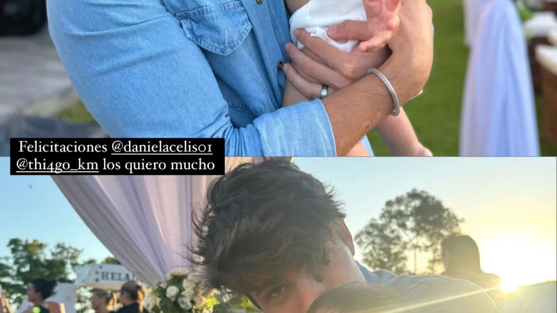 El "Primo" y otros ex Gran Hermano en el bautismo de las hijas de Thiago y Pesta�ela