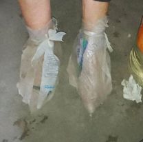 Cómo ayudar a la abuela jujeña que usa bolsas en los pies: Está completamente sola