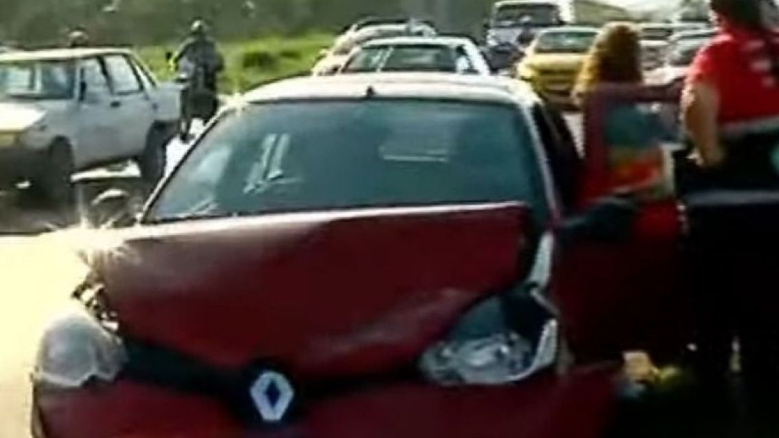 Tremendo choque en la 66: hay tres autos involucrados 