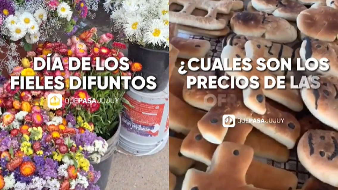 Precios de las ofrendas para los santos difuntos en Jujuy