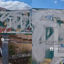 Rutas de Jujuy: aparecieron varios carteles llenos de stickers