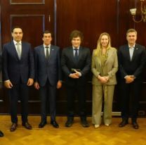 Reuni&oacute;n clave entre Milei, Carlos Sadir y otros gobernadores radicales