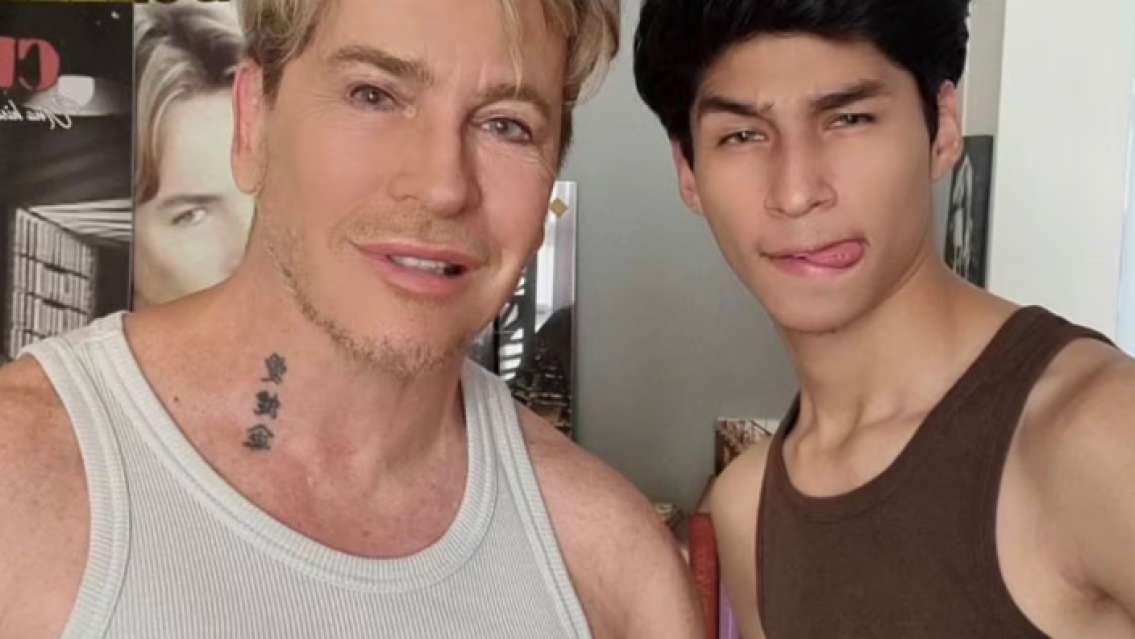 Los 40 a�os de diferencia no importan, Guido S�ller y su noviecito juje�o