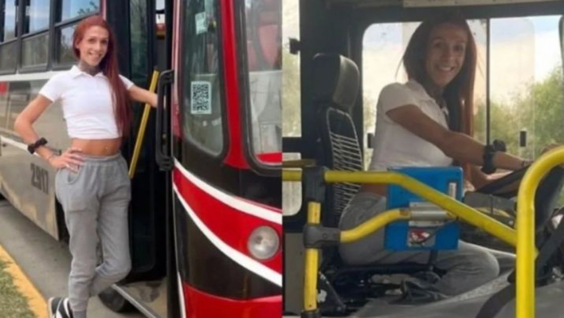 Contrataron a la primera conductora de colectivo trans: conoc� a Luciana