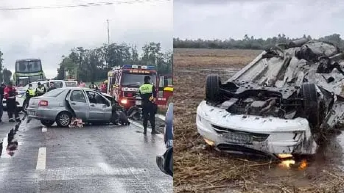 3 muertos en un choque frontal por una ruta norte�a