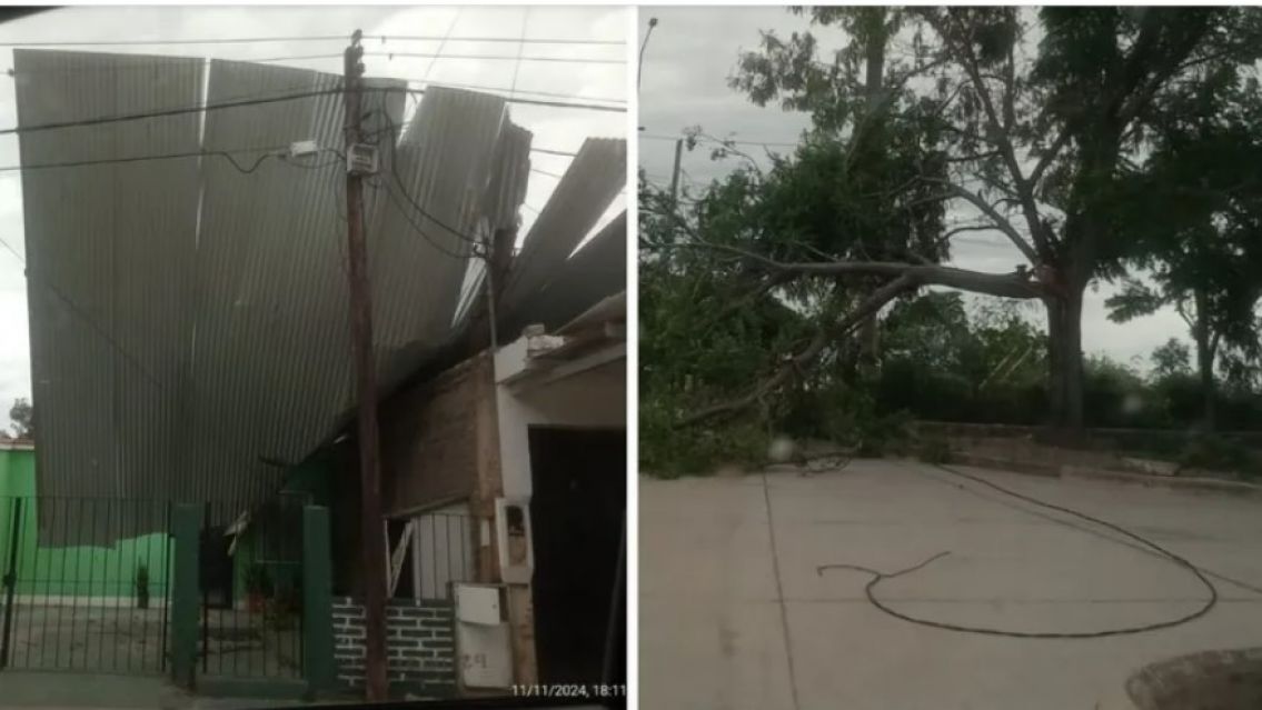 El temporal llegó a San Pedro y causó destrozos