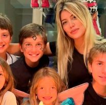 Filtraron con qui&eacute;n dej&oacute; Wanda a sus hijas para irse de viaje con L-Gante