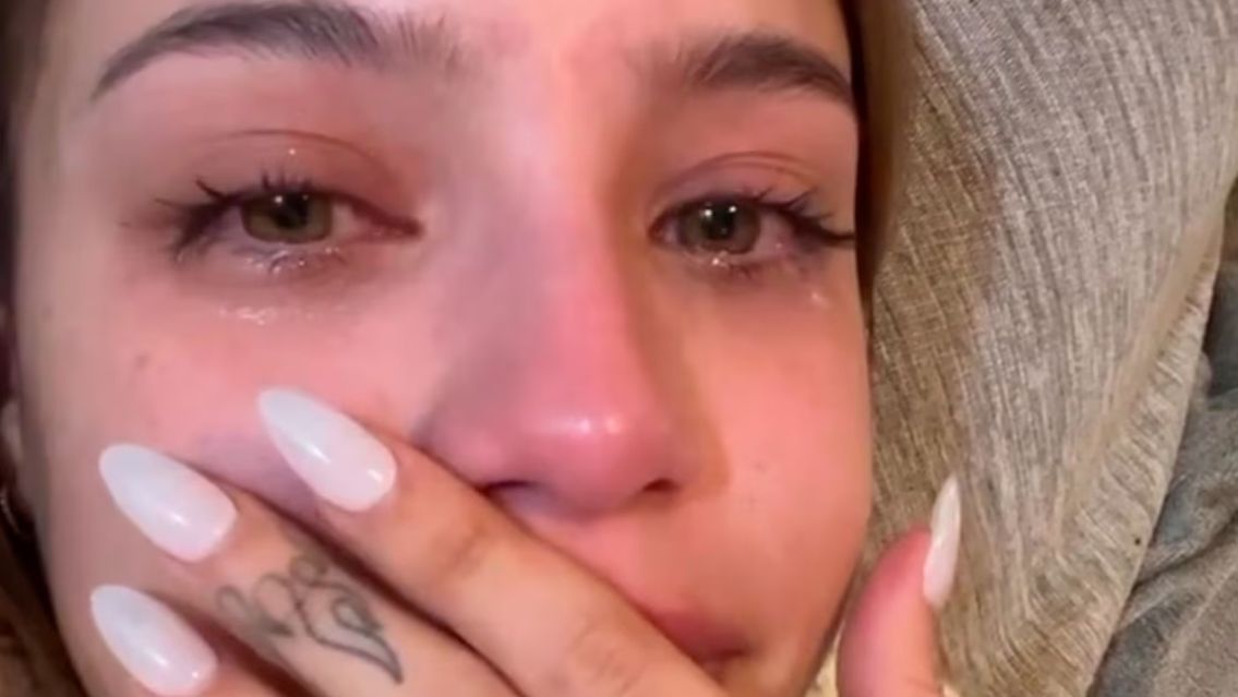 Se le fue el nudo en la garganta: el video que grabó Emilia Mernes por la infidelidad