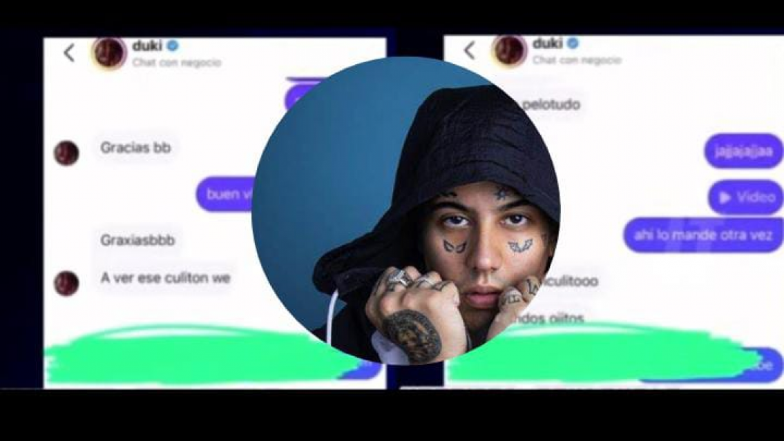 Estos son los escandalosos chats de Duki con otras chicas