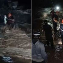 As&iacute; rescataron a las 12 personas que quedaron atrapados en la cascada de B&aacute;rcena