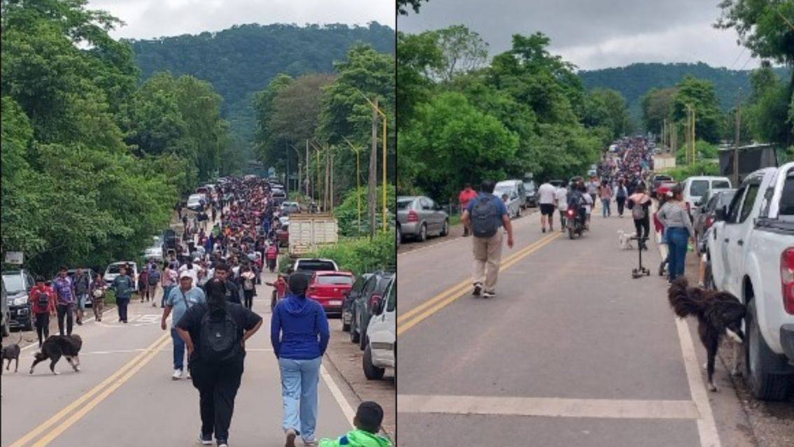 Caos por el cierre de chalanas: fila interminable para ingresar a Bolivia
