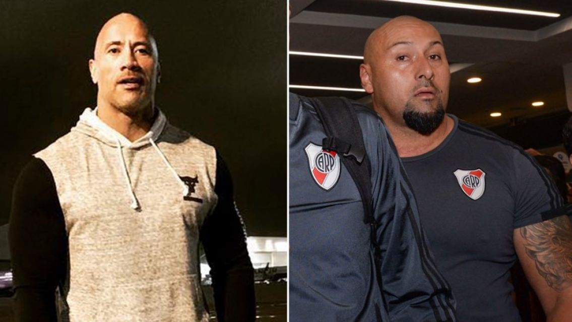 Le pegaron a "La Roca": el guardaespaldas m�s picante de River