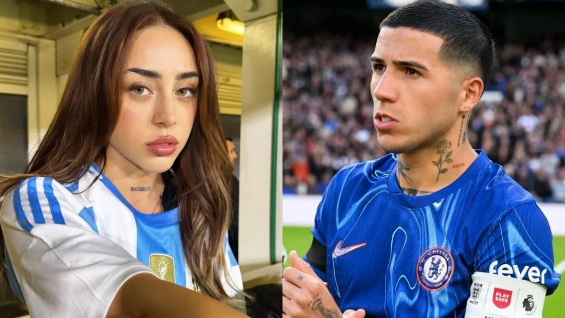 Nicki Nicole fue a la cancha, ¿invitada por Enzo Fernández?