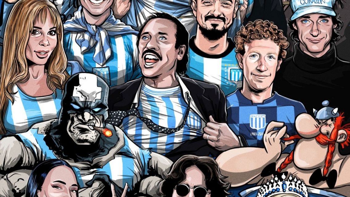 Qui�nes son los hinchas m�s famosos de Racing: desde Francella a John Lennon