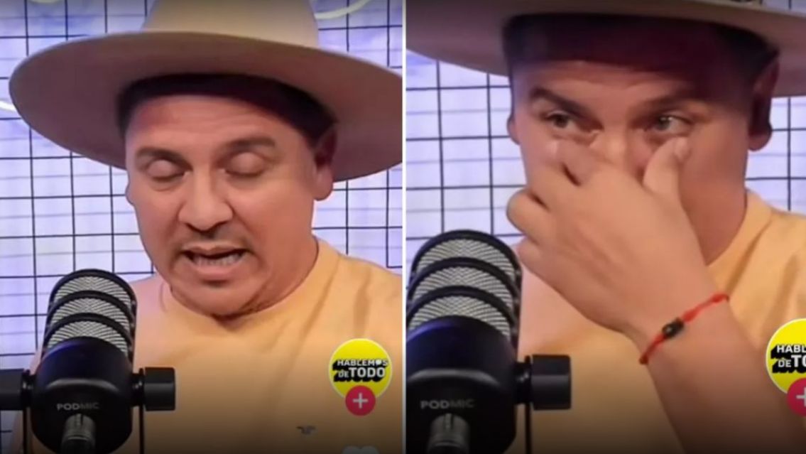 Christian Herrera se quebr� y llor� al recordar a un changuito: "Me destruye"