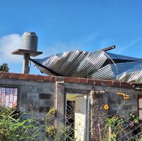 Tormenta en Jujuy: se les voló el techo y perdieron todo 