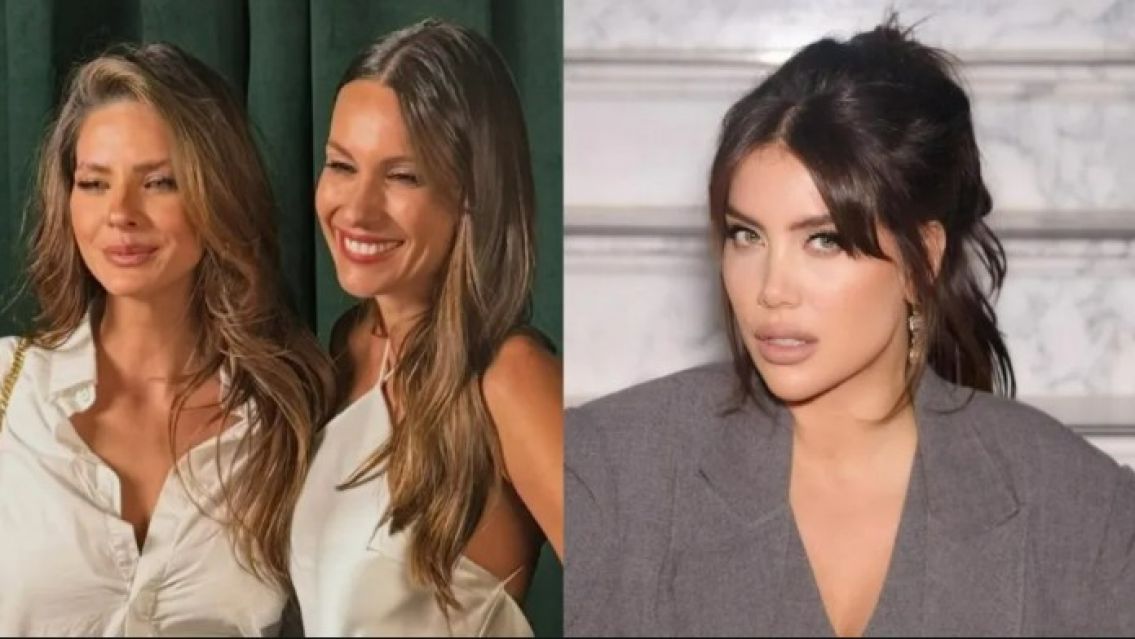 Pampita y la China Su�rez se abrazaron en p�blico �Mensaje a Wanda Nara?