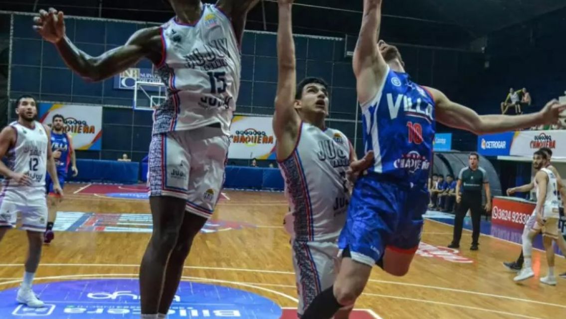 Jujuy B�squet cay� ante Villa San Mart�n en una dura batalla en Chaco
