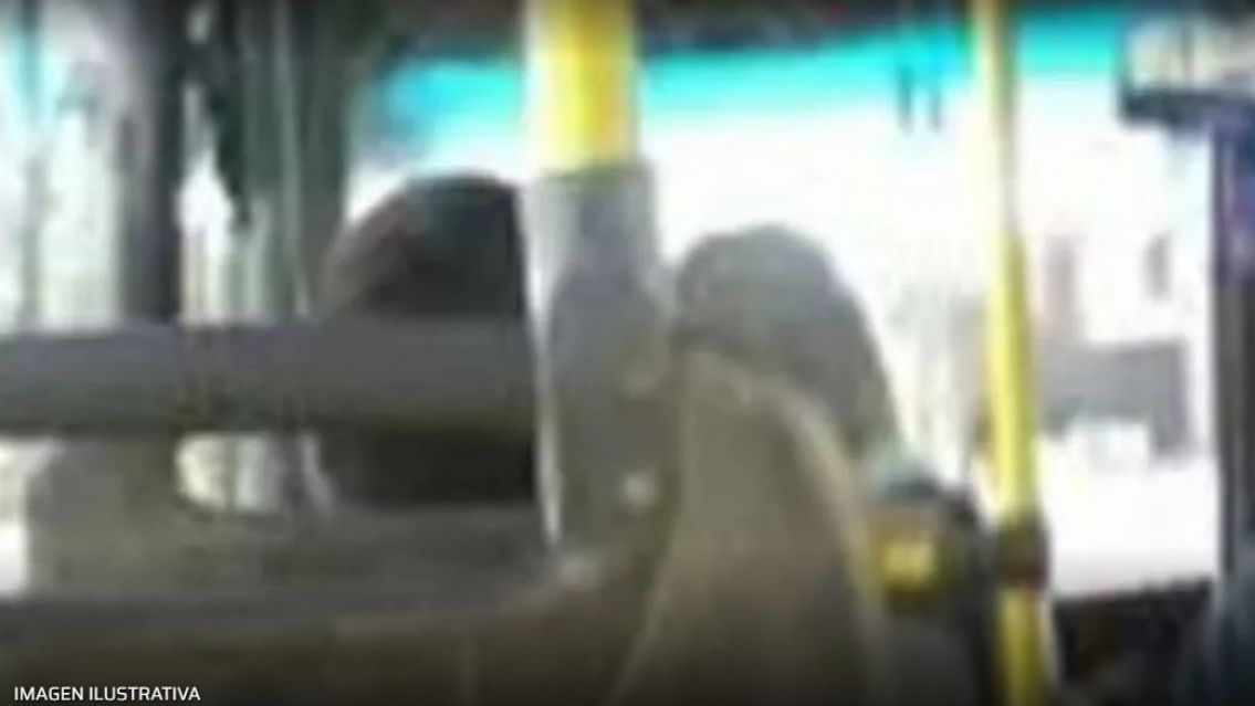 A los gritos en pleno colectivos: todos los pasajeros asustados