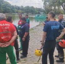 Machado se metió a nadar al lago y lo encontraron de la peor manera