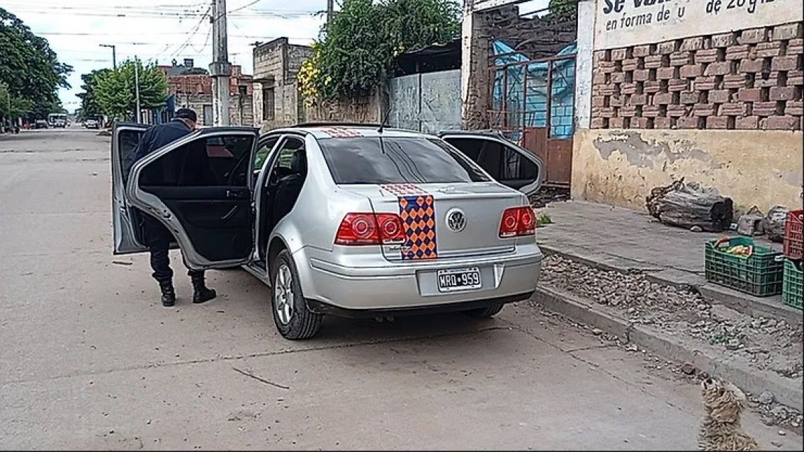 Terrible asalto a un juje�o: as� encontr� el auto 