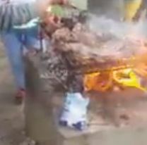 Una nena tiró alcohol a la parrilla y ahora está grave: se quemó el cuerpito