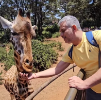 Viaje soñado de Mario Massaccesi y su pareja al corazón de África: "Para siempre"