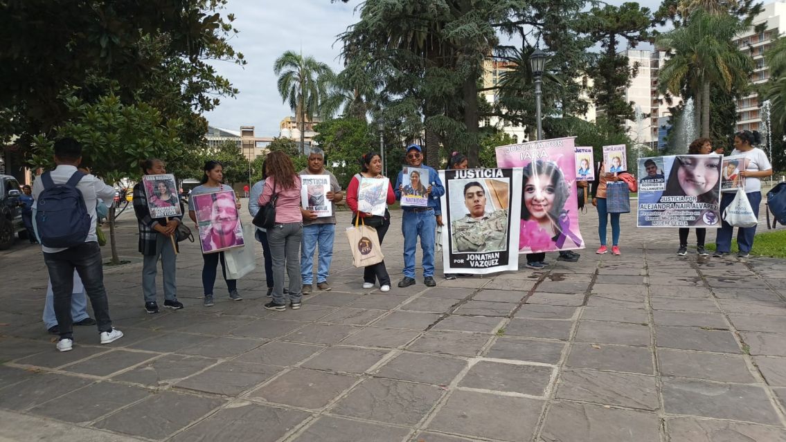  Familiares de v�ctimas de cr�menes se movilizan en pedido de justicia