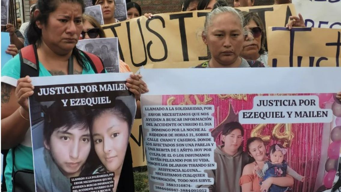 Multitudinaria marcha en Jujuy pidiendo justicia por Mailen y Ezequiel :"Podr�a perder la vida"