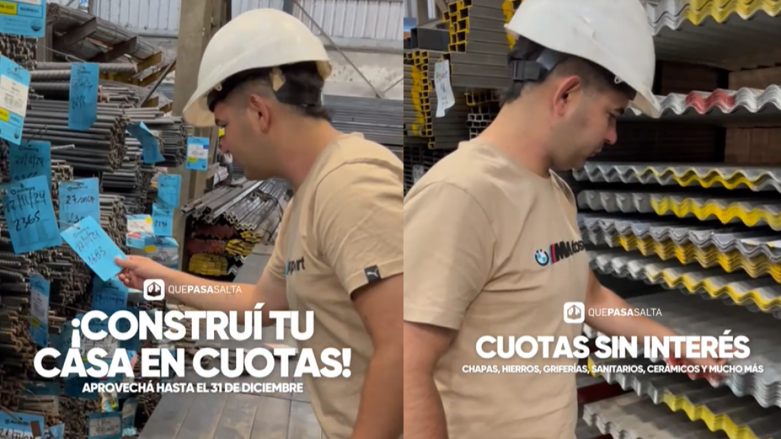 Construí tu casa en cuotas: local jujeño lanzó la mejor promo antes de fin de año