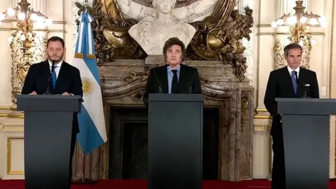 Así es el plan de energía nuclear que presentó Javier Milei