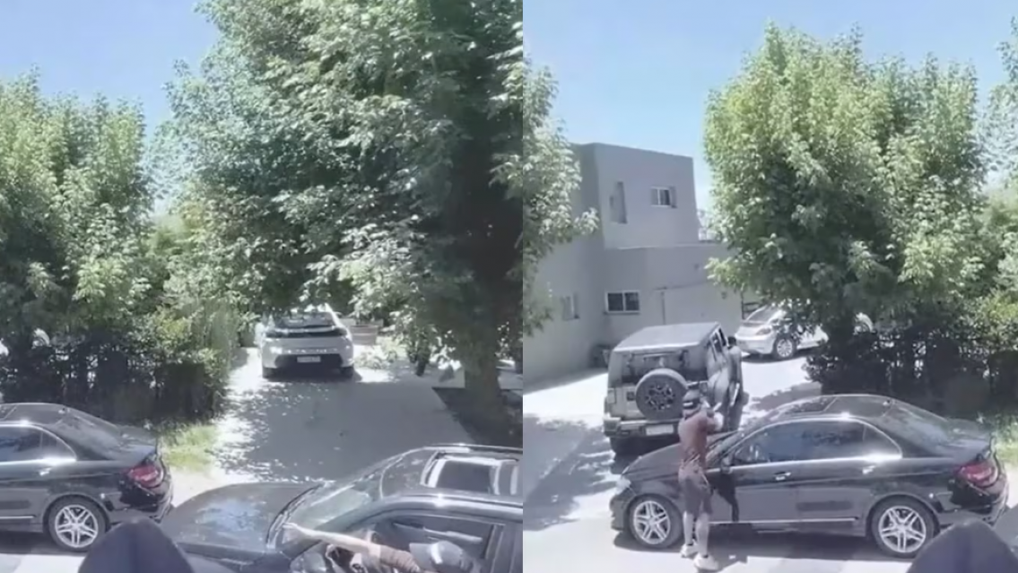 Le destruyó el parabrisas a un vecino que dejó el auto mal estacionado