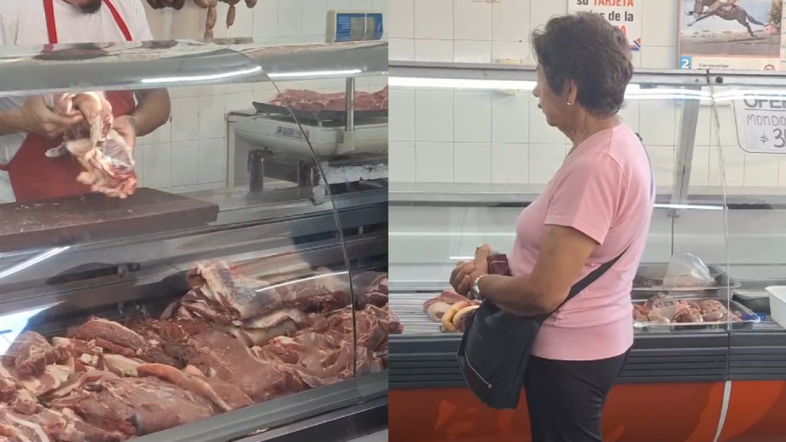 "La gente lleva de a 5 kilos": largas filas en la carnicer�a a pesar del precio