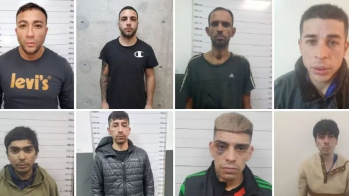 Quiénes son los 17 presos que hicieron un boquete y se fugaron de una comisaría