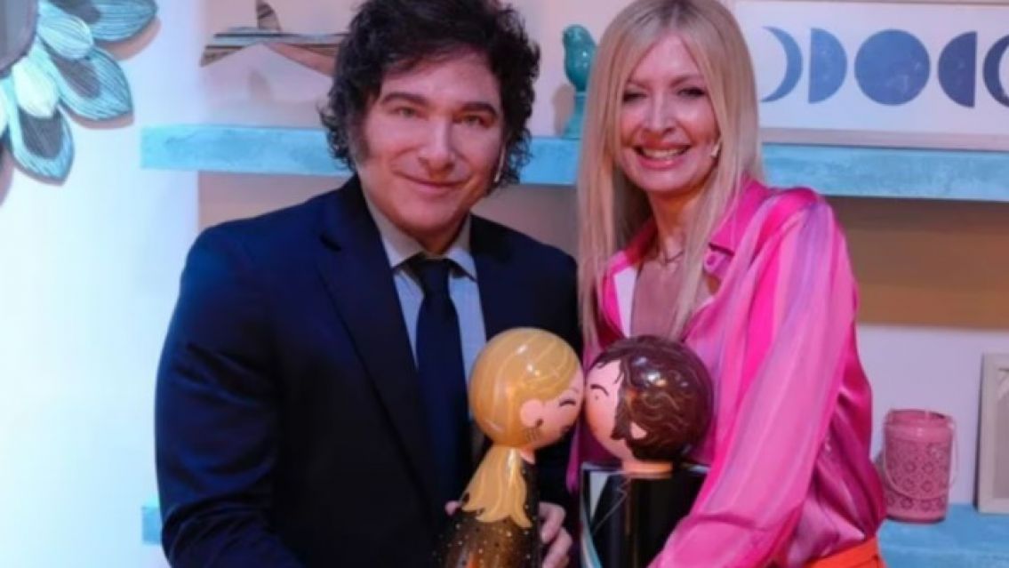 Yuyito Gonz�lez comparti� una rom�ntica foto con Javier Milei: "Primera Navidad juntos"