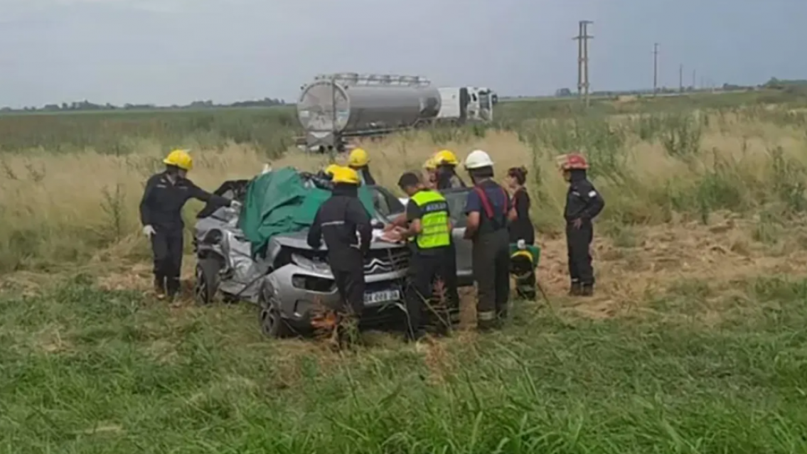 Murió una pareja en un choque con un camión en plena ruta: los tristes detalles