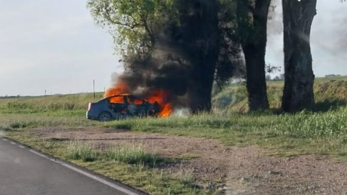 Degoll� a su mujer, agarr� el auto y choc� para terminar con su propia vida