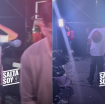 Valentino Merlo se puso a llorar por la lluvia en Salta: tuvo que suspender