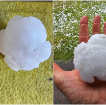 "Granizo más grande que un huevo", ¿dónde pasó?