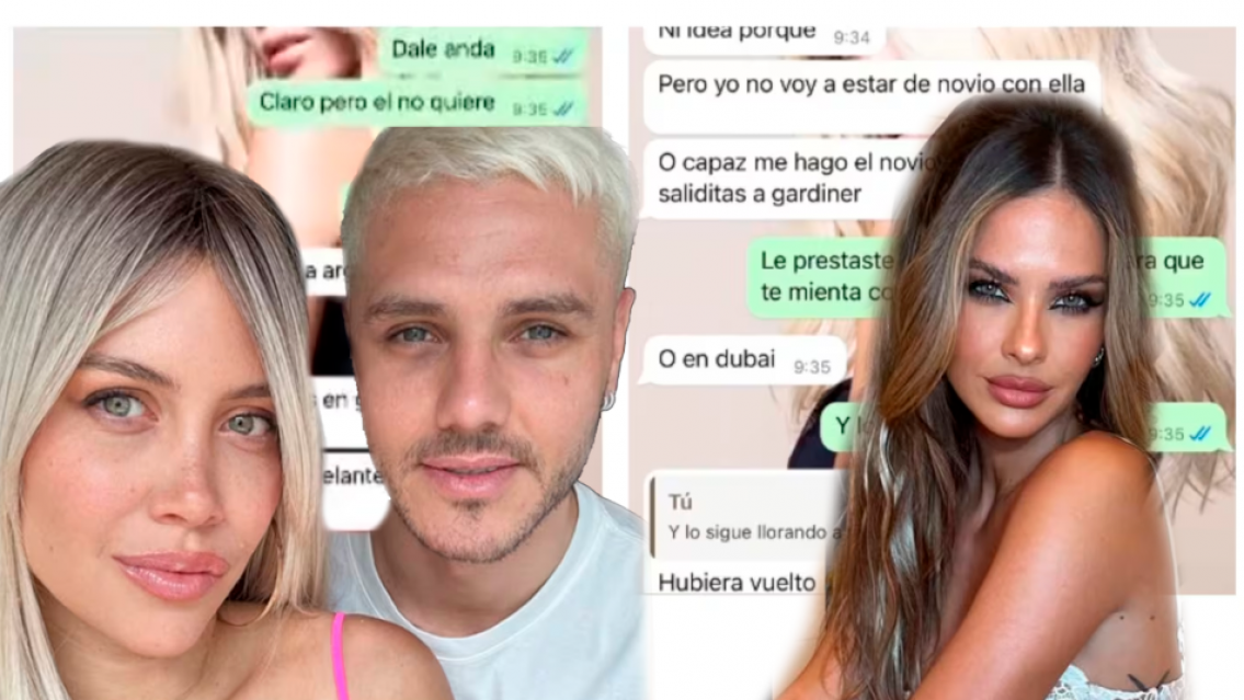 "Todavía lo llora a Vicuña": los chats de Mauro Icardi sobre la China Suárez