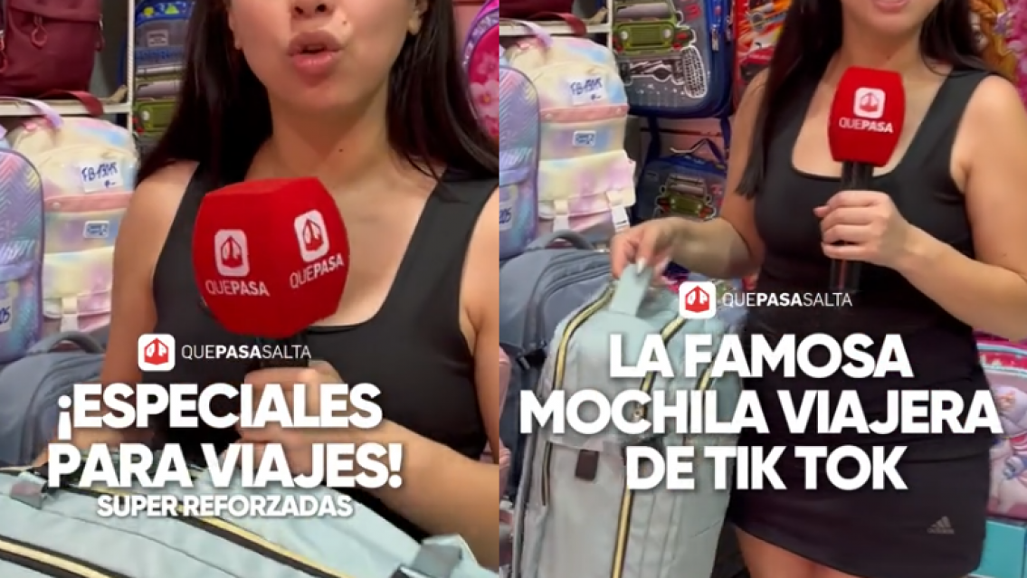 La mochila viral de TikTok casi regalada en este local: muy barato todo