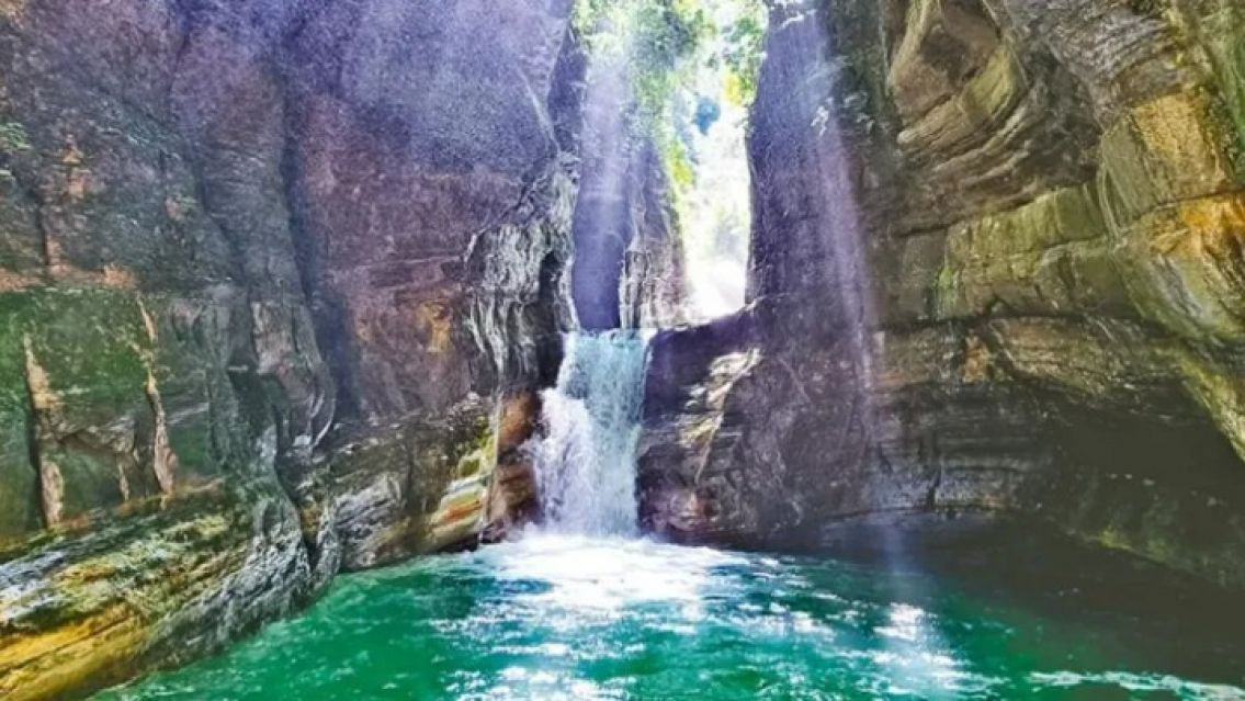 El para�so mejor guardado de Jujuy con aguas turquesas como en el Caribe